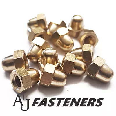 £1.64 • Buy Dome Nuts Brass - Metric M6 M8 M10 M12 M16 Capped Acorn Hex 