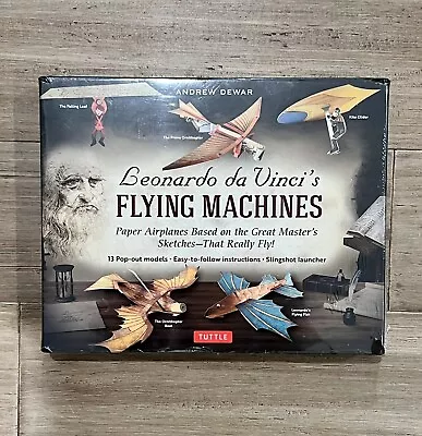 Leonardo Da Vinci's Flying Machines Kit: 13 Paper Airplanes Of The Great Master • $18.49