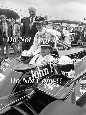 £3.20 • Buy Colin Chapman & Mansell & Elio De Angelis Lotus 87 Launch 1981 Photograph 2
