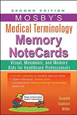 Mosby's Medical Terminology Memory NoteCards Tom Zerwekh JoAnn • $16.33