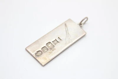 £0.99 • Buy Sterling Silver Ingot Pendant Concorde 1977 Jubilee Birmingham Weight 16g 
