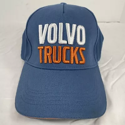 Official Volvo Trucks Embroidered Logo Adjustable Strapback Hat 100% Cotton Cap • $12.99