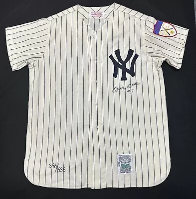 Autographed Mickey Mantle “No. 7” Jersey With COA Limited 396/536 Upper Deck • $12500