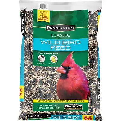 Pennington Classic Wild Bird Feed And Seed 20 Lb. Bag Dry • $17.36