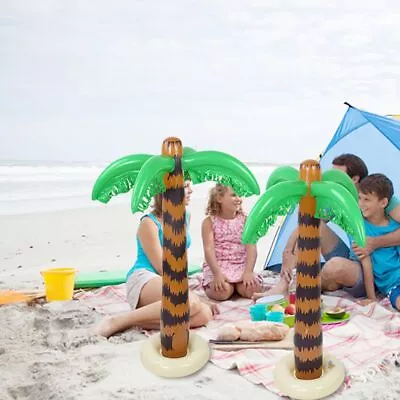 Backdrop Inflatable Toys Beach Party Decor Tropical Palm Tree Coconut Trees • $14.86