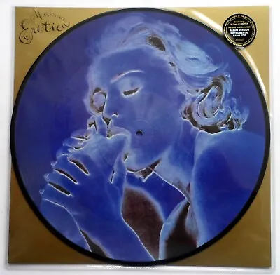 MADONNA - EROTICA 12  SINGLE PICTURE DISC VINYL 2022 *NEW - 5cm SPLIT ON SEAM* • £19.99