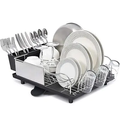 TOOLF Dish Rack304 Stainless Steel Dish Drying Rack For Kitchen Counter Dis... • $47.15