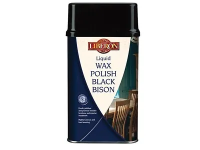 Liquid Wax Polish Black Bison Medium Oak 500ml • £14.61