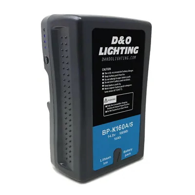 $159.99 • Buy D&O Lighting 160Wh V-Mount Li Battery For Sony Red-One Epic Scarlet 14.4V 160Wh