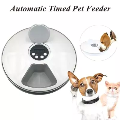 Automatic Pet Feeder Advanced With Music Alarm6 Meals/Grids24 Hours Timing NEW • $83.44