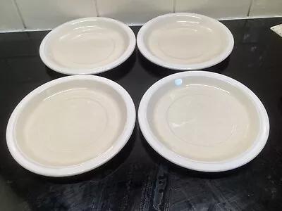 4 Hornsea Fleur ( Plain Grey )  Plates (6.5 Inch ) • £10