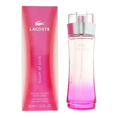 Lacoste Touch Of Pink Eau De Toilette 90ml Spray Women's For Her Ladies EDT New • £38.95