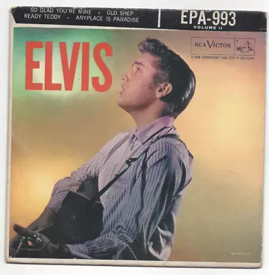 Elvis Presley  Elvis Volume 2    Epa-993 • $24.99