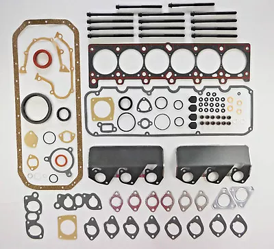 FOR BMW E30 325i 325ix 525i 525e M20 85-91 FULL HEAD SUMP PAN GASKET SET BOLTS • $155.57