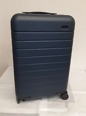 $249 • Buy NEW AWAY Travel The CARRY-ON Suitcase BLUE Durable Spinner  A5BL/2