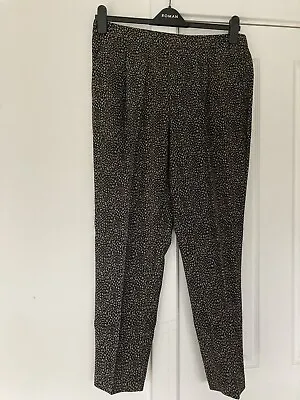 Ladies Animal Print Marks & Spencer Trousers Size 14  • £6.99