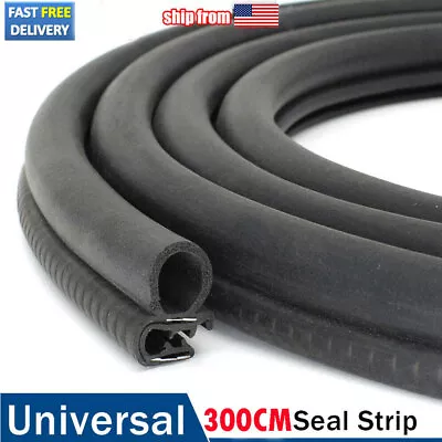 $23.99 • Buy UK Car Door Seal Strips Rubber Edge Sealing Trim Weatherstrip Soundproof U Shape