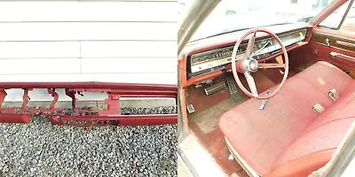 Metal Dash Shell & Dash Pad 1967-1968 Chrysler Full Size C-body 67cy3-1w2 • $100