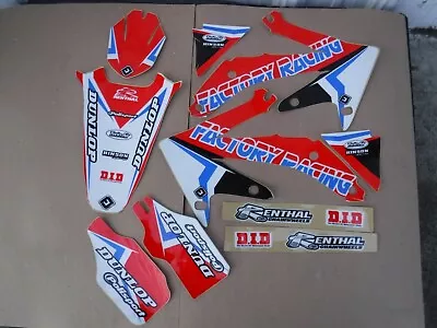 Flu Pts4 Team Honda Factory Graphics  Crf450r  Crf450 2005 2006 2007 2008  Fr • $39.99