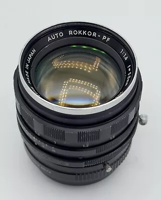 Minolta Auto Rokkor-PF 58mm F/1.4 With Fujifilm X Mount Adaptor - Very Clean • $95