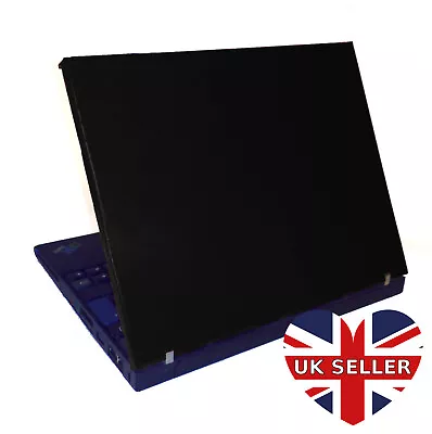 Black Matt Laptop Skins Sticker Decals Universal Fits 10  To 17  Inch Laptops  • £6.99