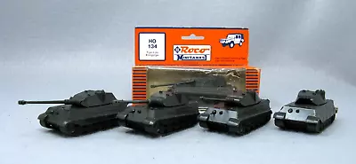 ROCO Minitanks German Tiger II (H) King Tiger Main Battle Tank Lot (FIVE) • $7.50