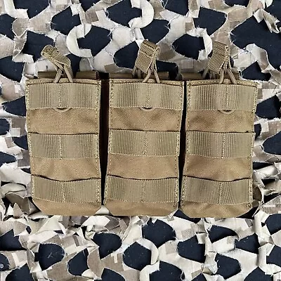 New Condor Triple M4/M16 Open-Top Magazine Pouch - Coyote Brown • $21.95