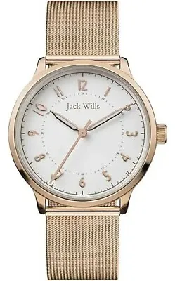 LADIES JACK WILLIS DESIGNER Berry Watch JW013RSRS ROSE GOLD FINISH RRP £120  • £54.99