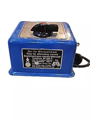 Vintage Marklin Super Transformer 280.  Primary  110 Volt. Secondary 30 VA • $29.66