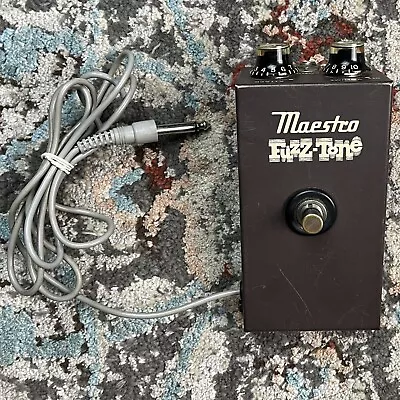 1966 Maestro Fuzz Tone FZ1A Vintage Guitar Fuzz Effect Pedal! G139 • $999.99