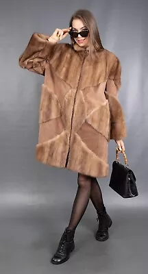 3445 Gorgeous Real Mink Coat Luxury Fur Jacket Beautiful Look Size 2xl • $1