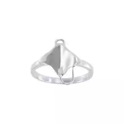 Manta Ray Stingray Ring .925 Sterling Silver By Peter Stone Fine Sea Jewelry • $35.97