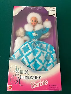 Vintage 1996 Mattel #15570 Evening Elegance Winter Renaissance Barbie Doll NIB • $26.90