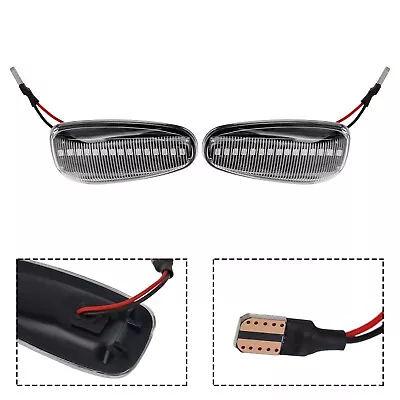 ABS Plastic LED Side Dynamic Light For Mercedes W202 W210 W638 Set Of 2 • $16.17