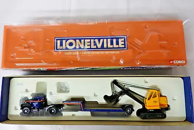 CORGI US52311 LIONELVILLE MACK B LOWBOY WITH LUFFING SHOVEL 1:50 Scale • $54.95