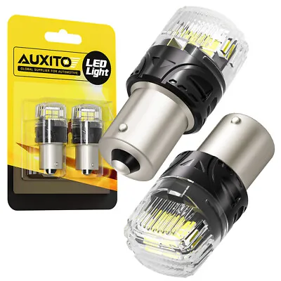 AUXITO 1156 LED Reverse Backup Light Bulbs Super Bright 6500K Canbus Error Free • $12.99