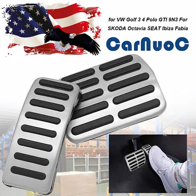 Car Automatic AT Brake Pedal Cover Pad For VW Bora Jetta Golf Mk4 Polo 1998-04  • $16.37