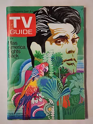 Tv Guide Magazine Sept 4-10 1971 Jack Lord Hawaii Five-o Painted Cover St. Louis • £8.03