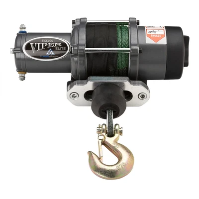 $311.99 • Buy VIPER Elite 5000lb ATV/UTV Winch Kit 40 Feet GREEN AmSteel-BLUE Synthetic Rope