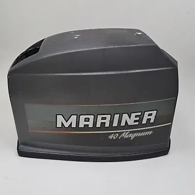 9868A1 Mercury Mariner 40 HP Outboard 4 Cylinder Hood Top Cowl Cowling 1989-1997 • $115.97