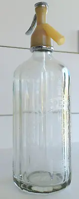 Vintage Schweppes Limited London Soda Syphon Glass Bottle 1950s • $25