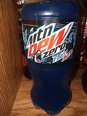 Rare Mtn Dew 20oz Frost Bite Zero Sugar Bottle • $15.99