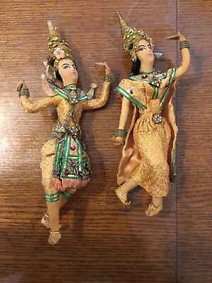 Set Of Vintage Dancing Dolls From Thailand • $18