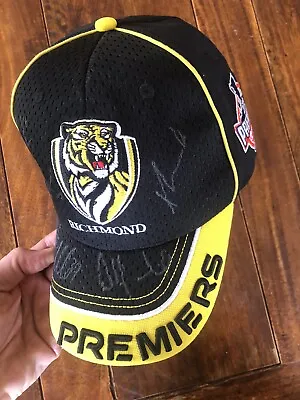 $169.95 • Buy Richmond Tigers 2019 AFL Premiers Multi Signed Ltd Ed Cap Guernsey PROOF  2022