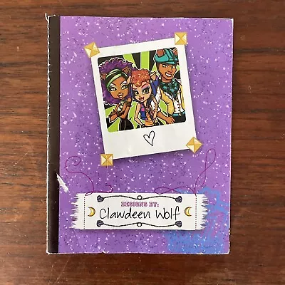 Monster High Scaris Clawdeen Wolf Diary Journal • $7