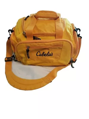 Cabela's Fishing Yellow Tackle Gear Bag • $25.99