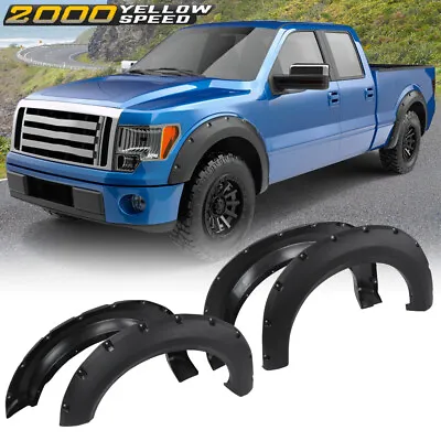 [4pcs] Fit For 2009-2014  Ford F150 Pocket-riveted Style Wheel Fender Flares • $89.80