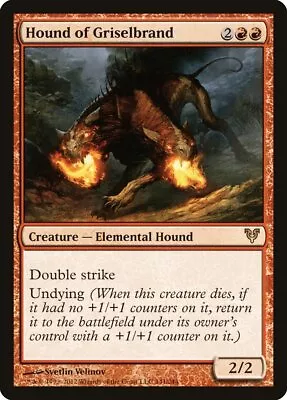 Hound Of Griselbrand MTG Magic Cards NM-M Avacyn Restored (AVR) RARE • $0.99