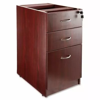 Lorell® B/B/F Fixed Pedestal 16 X22 X28-1/4  Mahogany (LLR69603) • $209.21