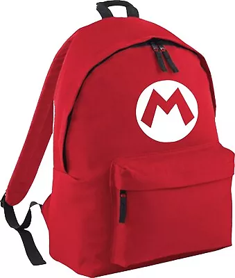 Super Mario And Luigi Printed Mario Bro's Unisex Backpack Rucksack School Bag • £16.99